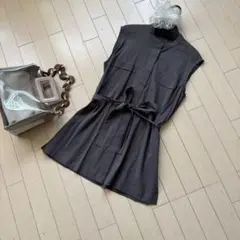 クリアランスsale ♡新品☆ジレ☆チャコールグレー☆YAMADAYA☆送料込み