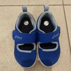 asics キッズシューズ 15cm 青