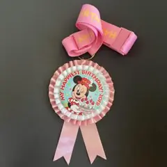 【最終値下げ】ディズニーバースデーロゼット2019 ミニー　ピンク