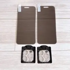 iPhone15 保護フィルム　カメラフィルム　4枚セット　覗き見防止フィルム