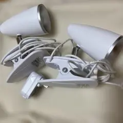 LEDクリップライト×2 アダプター×1