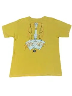 【レア】THE FLAT HEAD グラフィックTシャツ イエロー　40
