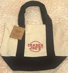 トレーダージョーズ TRADER JOE'S ミニキャンバストートバッグタグ付き