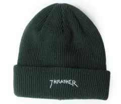 THRASHER グリーン ニット帽 ストリート