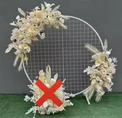 【フラワーデコレーション】ウェディング・イベント用装飾 造花アレンジ 2点セット