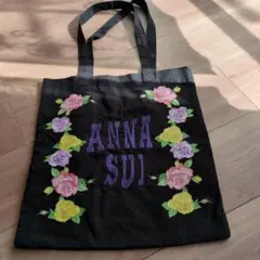 ANNA SUI 花柄プリント トートバッグ