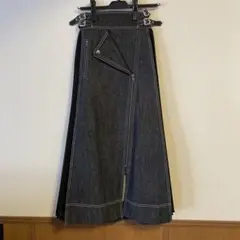 アンドクチュール デニム ロングスカート