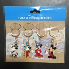 東京ディズニーリゾート キーホルダー 4個セット　新品未開封