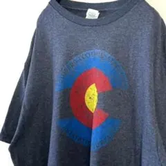 デルタ DELTA コロラド Tシャツ L ブルー ネイビー 古着
