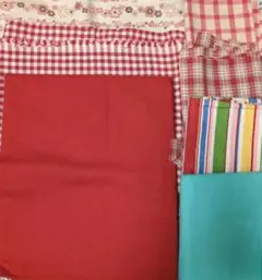 【売切値下げ】たっぷりお得！　大きめ　ハギレ　布　カットクロス　ハギレセット