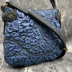 【美品】　decobranche デコブランシェ　ショルダーバッグ　ネイビー　紺