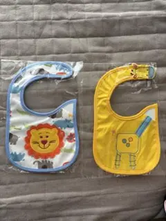 ライオン＆おもちゃデザイン スタイ 2枚セット