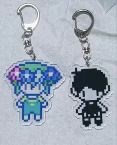 OMORI アクリルキーホルダー 2個セット　オモリ&バジル
