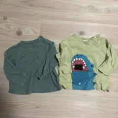 ベビー服　80ｃm 薄手長袖シャツ　2枚セット
