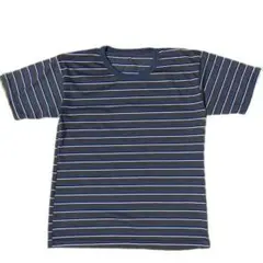 OLD ボーダー Tシャツ M カーキ グリーン ネイビー ホワイト US古着