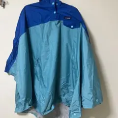 patagonia ブラック ポンチョ サイズS patagonia - パタゴニア ポンチョ レインコート ブラック