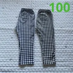 トップバリュ　夏用レギンス10分丈　サイズ100 2枚セット　吸汗速乾