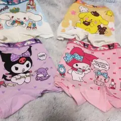 サンリオキャラクター 下着 4枚セット130サイズ