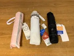 G0825-29★未使用晴雨兼用 折りたたみ傘 JILL 3点セット