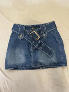 デニムミニスカート Sサイズ ベルト付き
