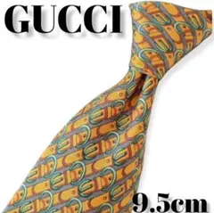 【美品】GUCCI ハイブランドネクタイ ベルト柄 総柄 メンズ 高級感