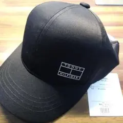 TOMMY HILFIGER ブラックキャップ フリーサイズ