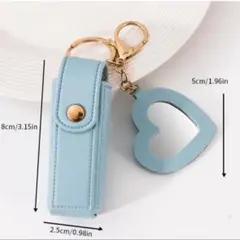 アクセサリー 印鑑 ケース 新品♡ 鏡 リップケース チャーム 口紅 ミラー