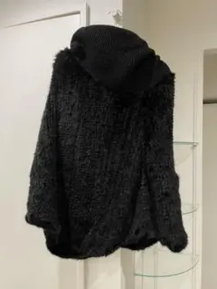 ダブルスタンダードクロージング☆ミンクポンチョ