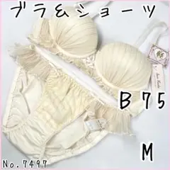 ブラジャーショーツセットＢ75 No.7497
