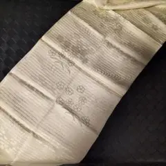 帯揚げ 正絹 クリーム色 訳あり 夏物
