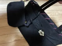 CLATHAS ブラック トートバッグ ポーチ付き