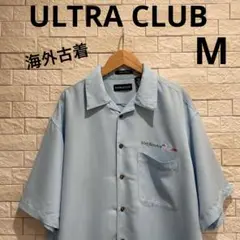 海外古着　ウルトラクラブ　ULTRA CLUB 半袖ワークシャツ　サイズM