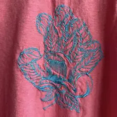 TOKYOHEMPCONNECTION スクリーミングリーフ刺繍　Tシャツ