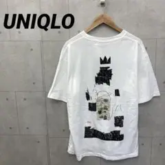 タグ付き新品未使用 UNIQLO ユニクロ Tシャツ プリント メンズ XL 白