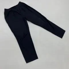 Samansa Mos2 ブルー パンツ 無地 テーパード ウエストゴム 大人