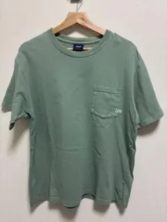 Lee グリーン Tシャツ ポケット付き