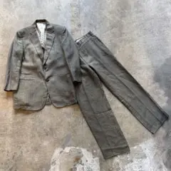 HERMES Linen Pinstripe Suit Set-up 52