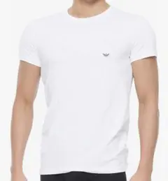[エンポリオアルマーニ] ストレッチコットン 半袖 Tシャツ メンズ