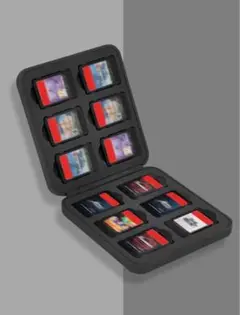 Switch ソフトケース ブラック 12枚収納