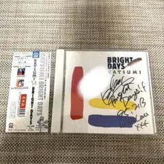 直筆サイン入り　見本盤CD KATSUMI CD BRIGHT DAYS