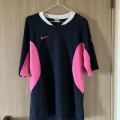 Nike 半袖シャツ ネイビー/ピンク M