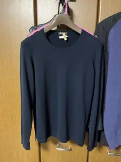 クリーニング済 定価15万 ロロピアーナ カシミヤ ニット セーター ネイビー