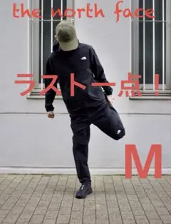 ノースフェイス メンズM ブラック セットアップ エイペックス フレックス