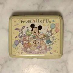 ディズニーリゾート お菓子缶 ダッフィー＆フレンズ