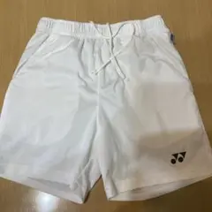 YONEX ホワイト ハーフパンツ S
