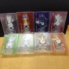 ラーメン赤猫 アクリルスタンド 8個セット