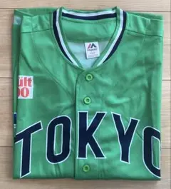 東京ヤクルトスワローズ　配布　ユニフォーム　緑　TOKYO燕パワーユニホーム