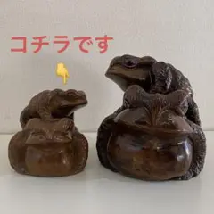 手彫り カエル 伊勢 在銘・光武(小)