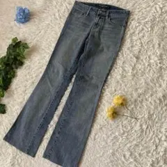 美品　DKNY JEANS フレアジーンズ　ストレッチ　w25 Sサイズ