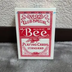 【新品未使用】Bee [ポーカーサイズ] No.92 Club Special赤